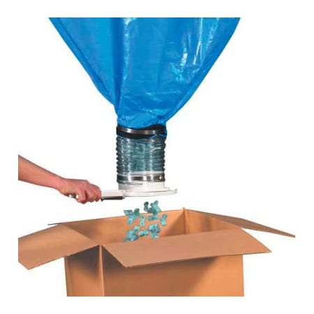 The Packaging Wholesalers Packing Peanut Loose Fill Dispenser For 30ft Bag, 40"L x 40"W x 69"H C30NUTDIS